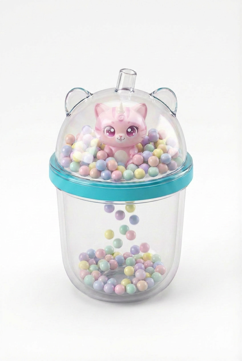 Lil Boba Club transparent container concept
